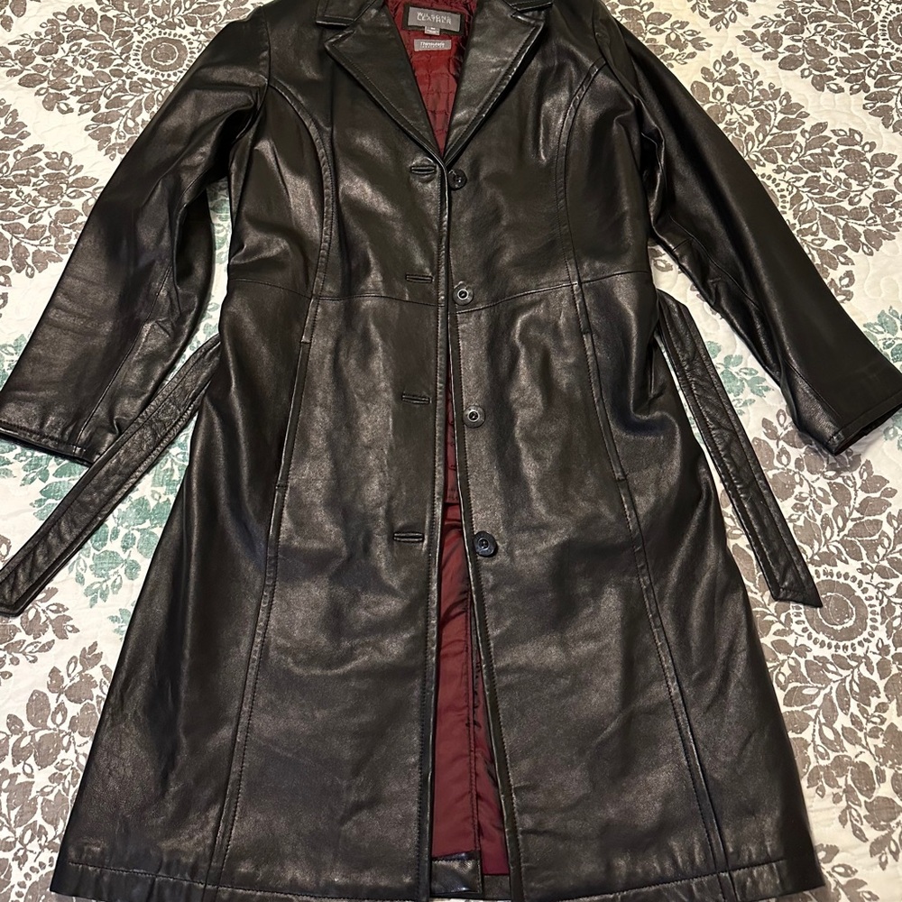 Wilson’s Leather Ladies Trench Coat